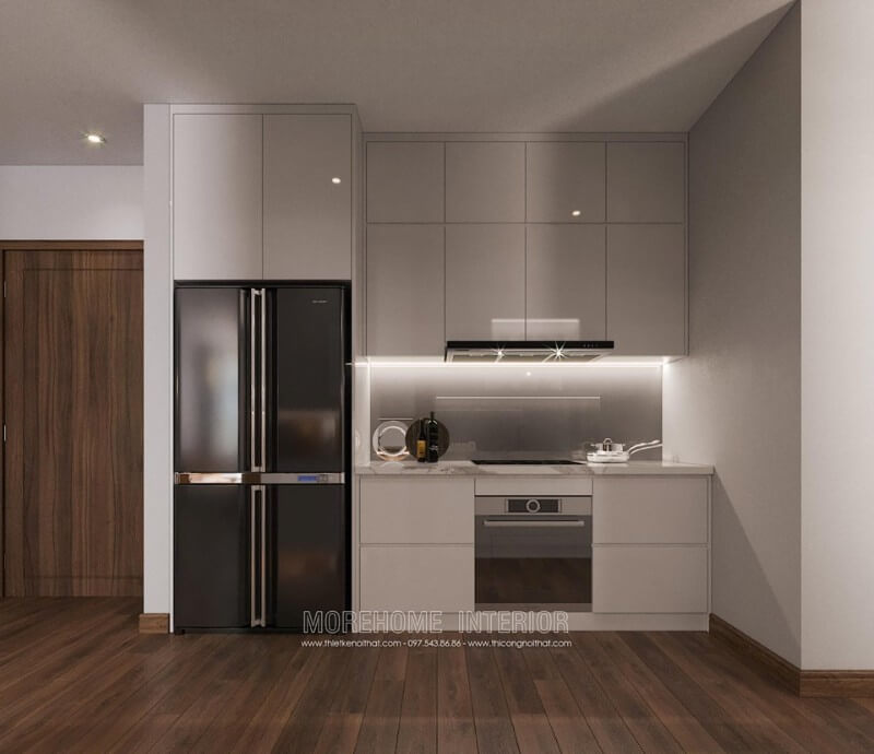 Sang trọng và tiện nghi với mẫu tủ bếp chung cư đẹp Nội thất phòng bếp